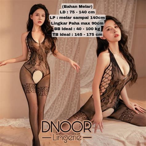 Jual Lingerie Wanita Bodycon Pressbody Bodystocking Suits Sexy Melar