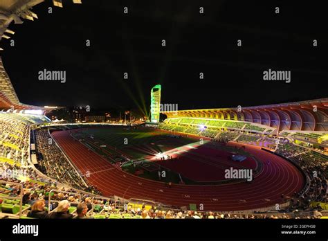 A General Overall View Of Hayward Field During The 46th Prefontaine Classic Opening Ceremony