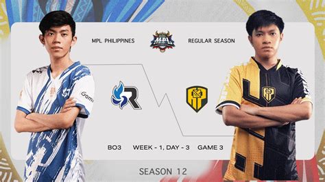 Analysis By Kid Game 3 RSG Vs APBR WEEK 1 DAY 3 MPL PH S12