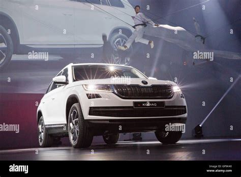 Skoda Kodiaq, SUV car, World premiere Stock Photo - Alamy