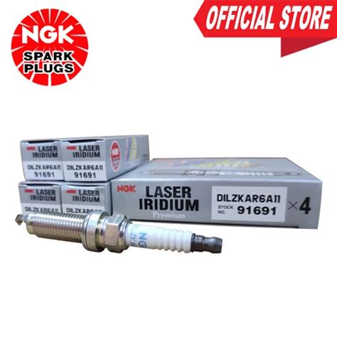 NGK DILZKAR6A11 Iridium Spark Plugs For Nissan X Trail T31 And Grand