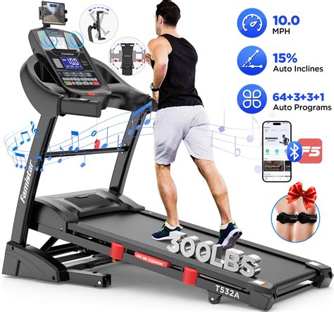 Famistar 4 5hp Folding Treadmill 15 Auto Incline Smart App Hifi