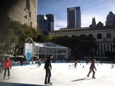 Friday Fotos: Ice Skating in Bryant Park