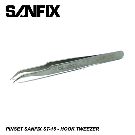 Jual Pinset Sanfix ST 15 Hook Tweezer Shopee Indonesia