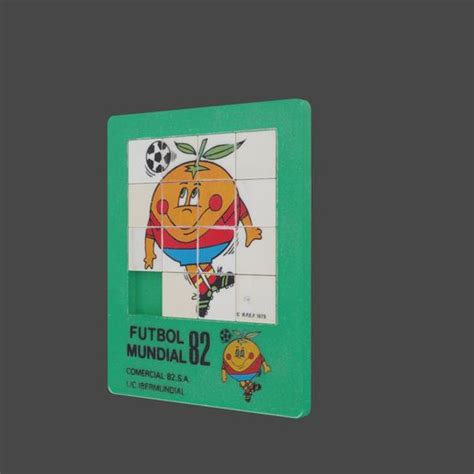 Descargar Archivo Obj Juego De Rompecabezas Naranjito Copa Del Mundo