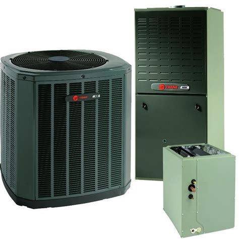 Trane 5 Ton 16 Seer 2 Stage Gas System Heat Pump System Gas Furnace