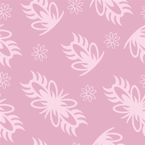 Seamless pattern with a soft pink pattern on a dark pink background ...