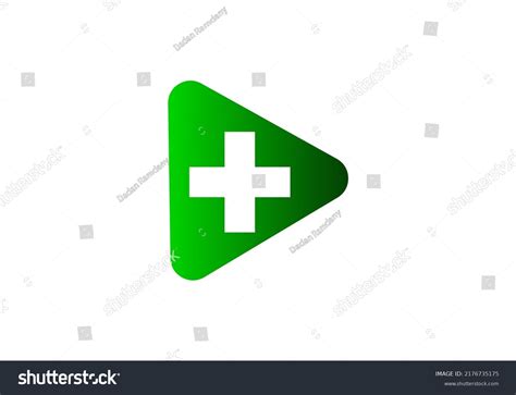 Green Medical Logo Simple Design Stock Vector (Royalty Free) 2176735175 ...