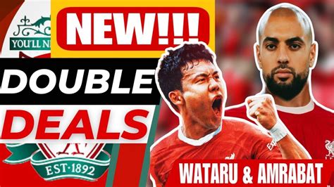 Wataru Endu Sofyan Amrabat Deals Close Liverpool Transfer News Youtube