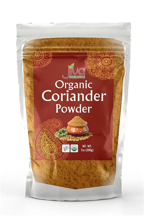 Amazon Jiva Organic Coriander Powder 7 Ounce Bag Ground