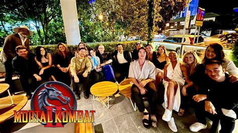 Mortal Kombat Todd Garner Posts Cast Photo On A Night Out Everyone