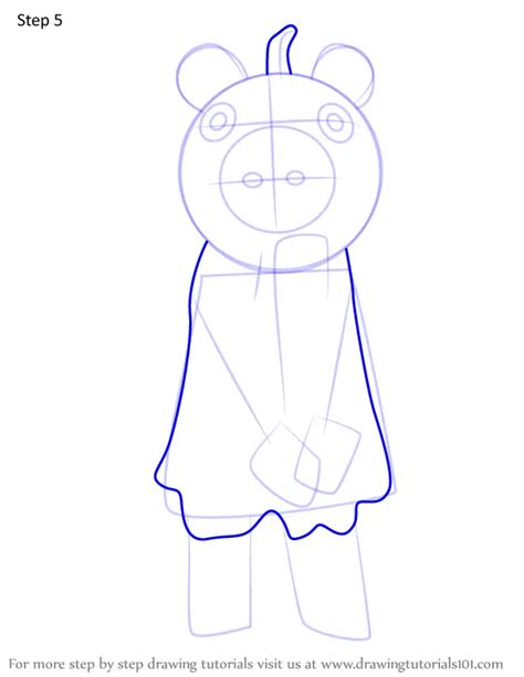 How To Draw Pumpiggy From Piggy Piggy Step By Step