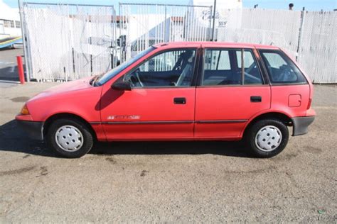 1991 Geo Metro 3 Cylinder 1.0L Manual NO RESERVE for sale