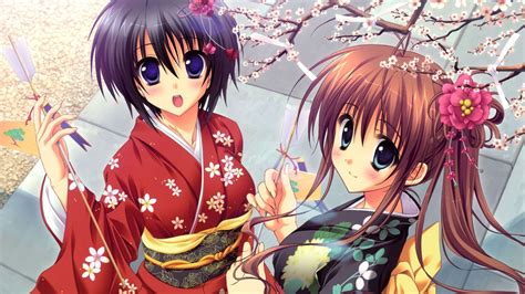 Fondos De Pantalla Ilustraci N Anime Chicas Anime Kimono Ropa