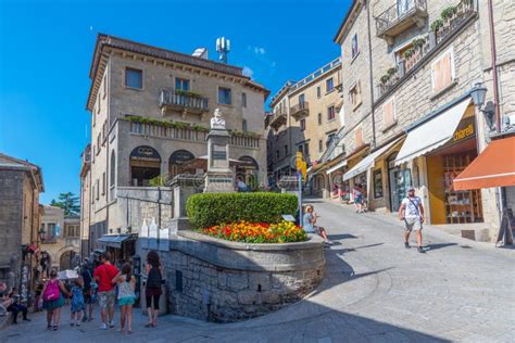 Citta Di San Marino San Marino September Major Street