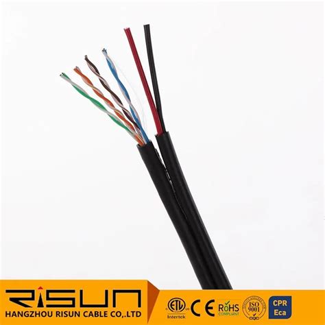 Utp Cctv Siamese Video Cat E Awg C Dc Power Copper Lan Cable Outdoor