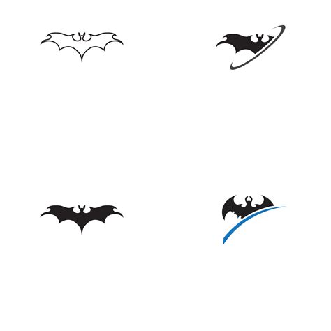 bat vector icon logo template 3487810 Vector Art at Vecteezy