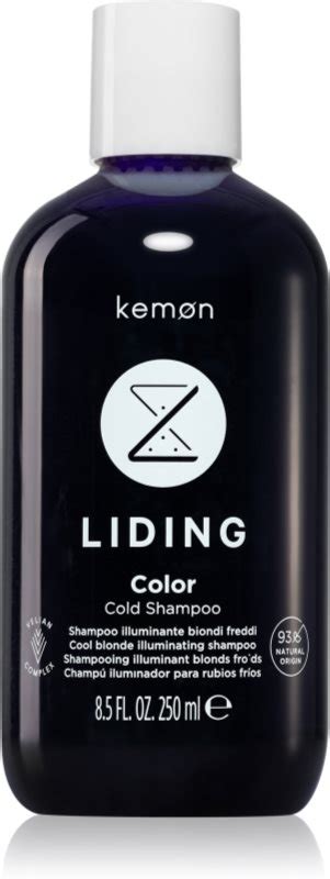 Kemon Liding Color Cold Shampoo Brassy Tones Neutralizing Shampoo