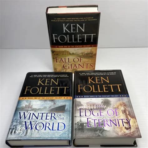 ENSEMBLE TRILOGIE KEN Follett Century HC DJ Fall Of Giants Hiver World