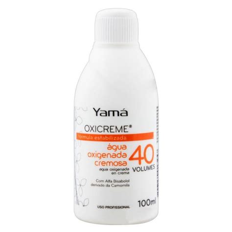 Água Oxigenada Yamá Oxicreme 40 Volumes 100mL Super Farmácia e