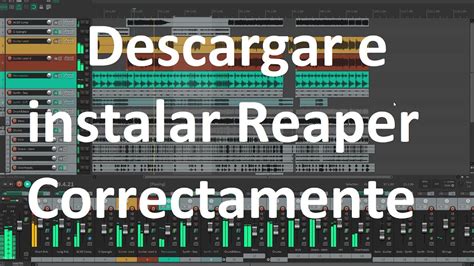 Como Descargar e instalar Reaper en Español Correctamente Facil Rapido