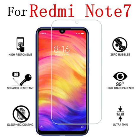 On The For Xiaomi Redmi Note Screen Protector Protective Glass Redme