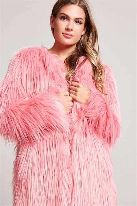 Forever 21 Shaggy Faux Fur Coat Shaggy Faux Fur Coat Faux Fur Full