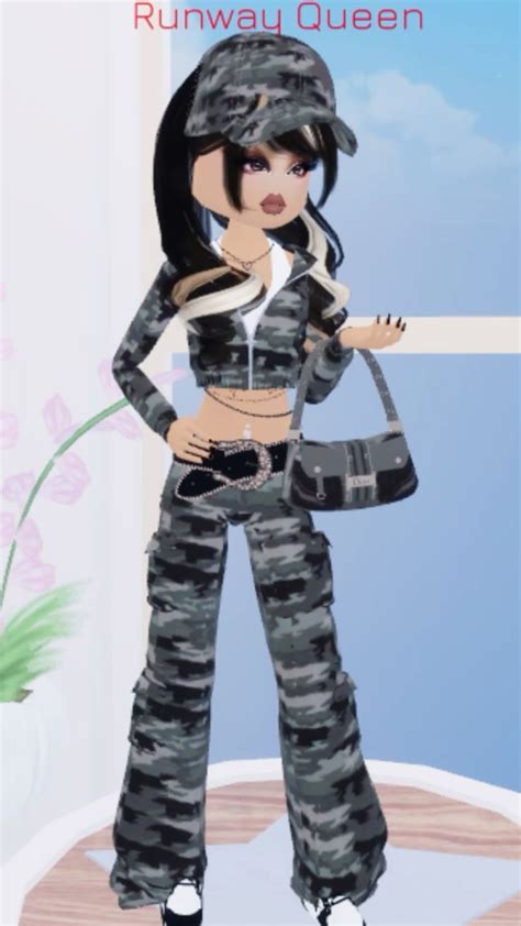 Camouflage Dti Dress To Impress Roblox Game In 2024 Camouflage