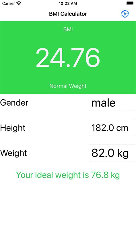 Bmi Calculator Bmi Chart Para Iphone Descargar