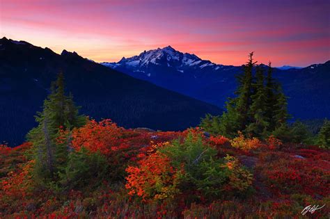 M147 Sunrise Mt Shuksan Mt Baker Wilderness Washington Randall J Hodges Photography