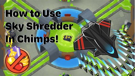 How To Beat Chimps With Sky Shredder Bloons TD 6 YouTube