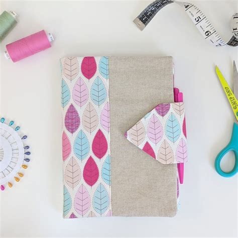 notebook cover sewing pattern etsy