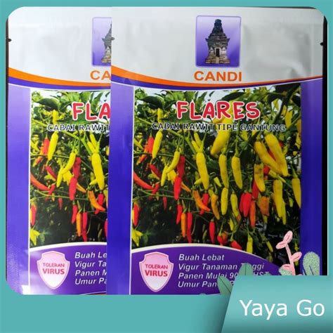 Jual Cabe Flares Tahan Virus Kemasan 10gr Original Pabrik Cabe Rawit