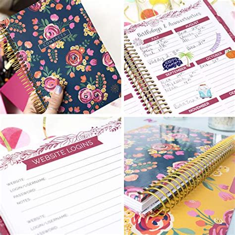 Bloom Daily Planners New And Improved Hardcover Contacts Address