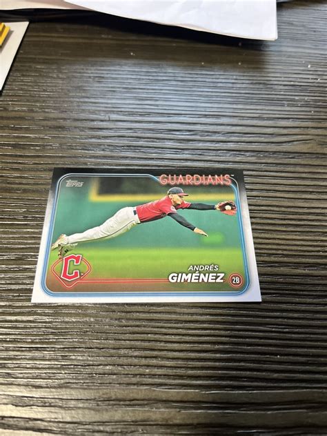 Topps Series Andr S Gim Nez Cleveland Guardians Baseball