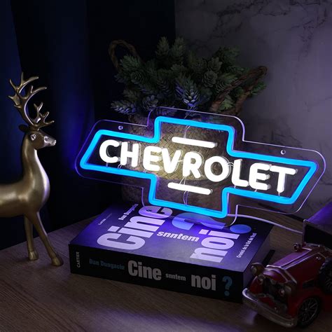 Buy Slardar Chevy Emblem Neon Sign Led Chevy Bowtie Chevy Logo Neon Light Sign Chevy Tahoe