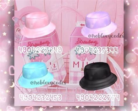 Aesthetic Hat Codes Bloxburg