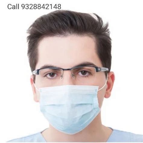 Ear Loop Mount PP Non Woven 3 Ply Face Mask At Rs 4 In Surat ID