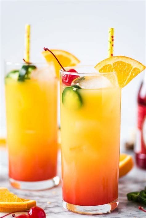 Tequila Sunrise Recipe - Isabel Eats