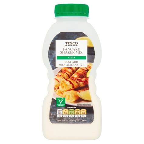 Tesco Vegan Pancake Shaker Mix 155g Tesco Groceries