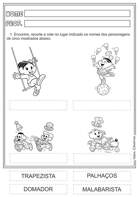 Lipitipi Atividades E Projetos Fundamental I Atividades Dia Do Circo