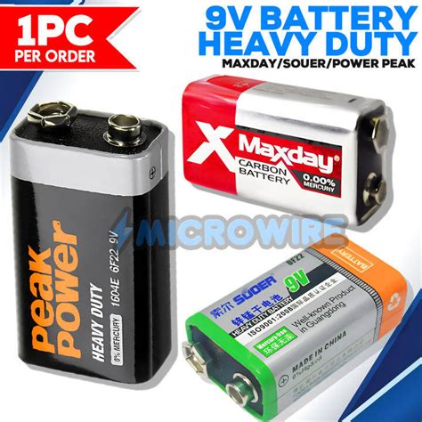 9 Volts Heavy Duty Battery 9V Lazada PH