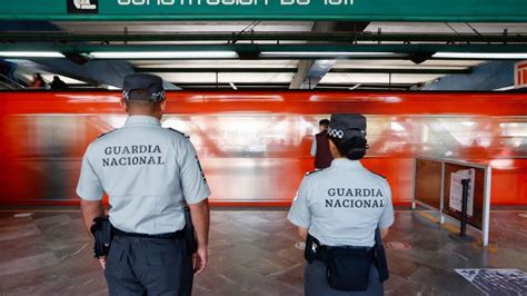 Metro CDMX Dejan A 90 Elementos De La Guardia Nacional En Rondines