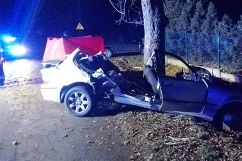 Tragedia W Brze Nie Letni Kierowca Bmw Zgin Po Uderzeniu W Drzewo