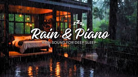 3 Hours Relaxing Sleep Music With Rain Sounds On Windows Sleeping