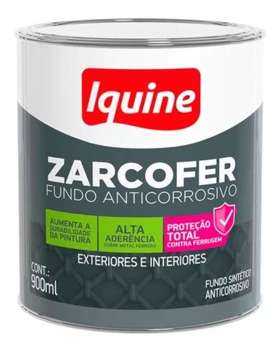 Primer Fundo Anticorrosivo Zarcao Ml Zarcofer Iquine Mercadolivre