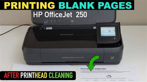 Hp Officejet Printing Blank Pages Printhead Cleaning To Fix