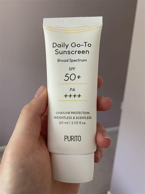 Quick Purito Daily Go To Sunscreen Review Spf Pa R Asianbeauty