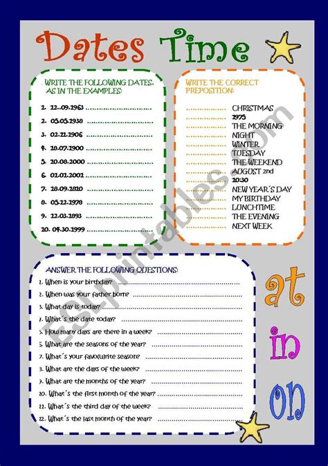 Numbers And Dates Lesson And Exercises English Esl Worksheets For A