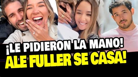 ALE FULLER ANUNCIA SU MATRIMONIO CON SU NOVIO FRANCESCO BALBI EN LA